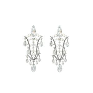 Серьги Supernova из белого золота с сапфирами