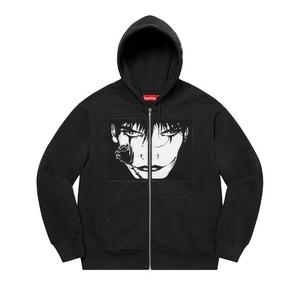 Толстовки на молнии Supreme x The Crow Zip Up Hooded Sweatshirt 'Black'
