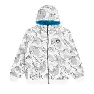 Молнии AAPE Camo Zip Hoodie 'Синий/Светлый'