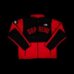 Флисовые куртки Supreme x The North Face Arc Logo Denali Fleece Jacket 'Red'