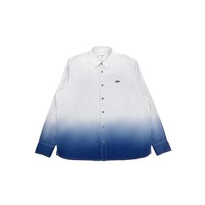 Мужская рубашка в полоску с эффектом Dip Dye