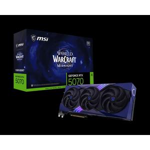 MSI GeForce RTX 5070 12G World of Warcraft MIDNIGHT VOID EDITION OC видеокарта