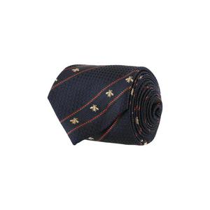 Галстуки Gucci Bee And Web Silk Jacquard Tie 'Синий'