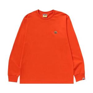 Футболки с длинным рукавом BAPE Bee One Point Long-Sleeve Tee «Оранжевый»