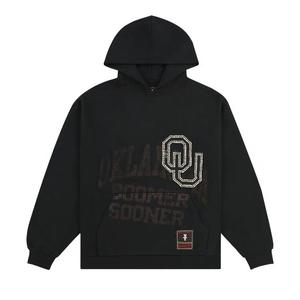 Худи Cactus Jack by Travis Scott x Mitchell & Ness Университетская худи Оклахомы 'Черный'