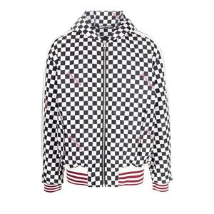 Верхняя одежда Palm Angels Damier Puffed Hoody Jacket «Черный/Красный»