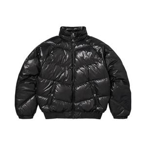 Пуховики Supreme x Schott Glossy Lightweight Down Puffer Jacket 'Black'