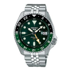 5 Sports SKX Series SSK035K1 Мужские автоматические часы GMT с механическим заводом, стальной браслет
