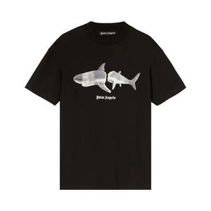 Футболки Palm Angels Shark Classic Tee 'Black/White'