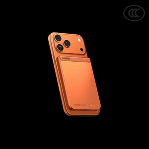 Momax 1-Power S.Pass 5000mAh Qi2 магнитный внешний аккумулятор - оранжевый