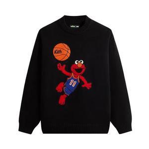 Свитеры Kith x Sesame Street Elmo Crewneck Sweater 'Black'