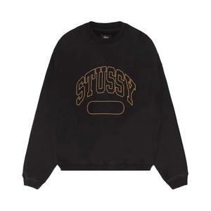 Свитеры Stussy Varsity Oversized Crewneck 'Черный'