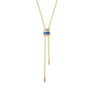 Колье Quatre Blue Edition из желтого золота с бриллиантами