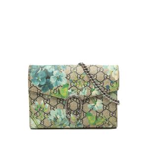 Сумка через плечо Dionysus Blooms Wallet on Chain с узором GG Supreme (2016-2025 годы)