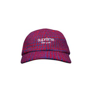 Кепки Supreme Harris Tweed Classic Logo 6-Panel 'Роял мульти'