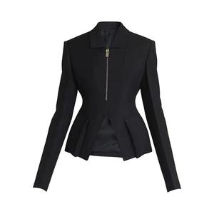 Верхняя одежда Givenchy жакет с пеплумом «Черный»