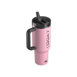 Бутылки для воды Stanley 1913 x Leo Messi The GOAT Collection Protour Flip Straw Quencher 40oz Tumbler 'Messi GOAT Pink'