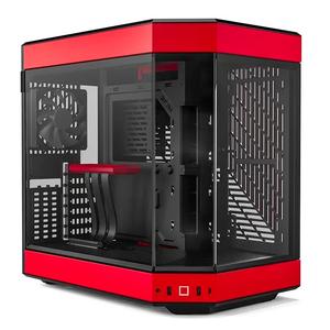 HYTE Y60 ATX корпус - Red & Black красно-черный
