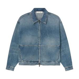 Джинсовые куртки Fear of God Essentials Denim Trucker Jacket «Классический синий»