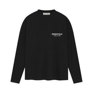 Футболки с длинным рукавом Fear of God Essentials Классическая футболка с длинным рукавом 'Vintage Black'