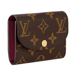 Кошельки Louis Vuitton Rosalie Coin Purse 'Brown Monogram Canvas/Fuchsia Pink'