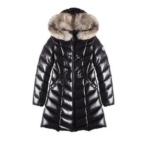 Верхняя одежда Moncler Fulmarus Long Full Zip Coat With Fur Neck 'Black'