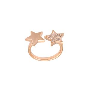 Кольцо Stasia из розового золота с бриллиантами