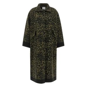 Пальто Animalier с высоким воротником