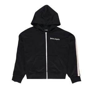 Верхняя одежда Palm Angels Zip Track Hoodie 'Black'
