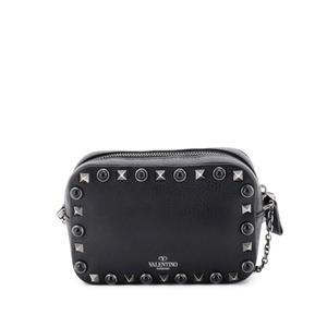 Сумка через плечо Rolling Rockstud Camera Leather with Cabochons