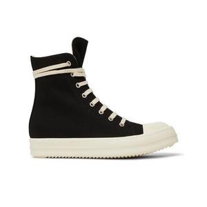 Кроссовки Rick Owens Wmns DRKSHDW Strobe Cotton Denim High 'Black Milk'