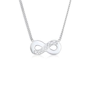 Колье с символом бесконечности, украшенное кристаллами Swarovski®