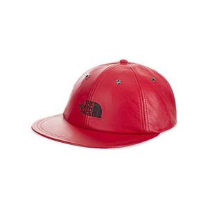 Кепки-снэпбэки Supreme x The North Face Leather 6-Panel 'Красный'