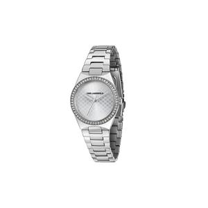 【2 года гарантии】KARL LAGERFELD Hamburg Collection 30mm Women's Silver Quartz Watch R0553105509