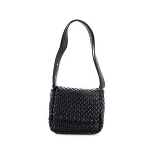 Маленькая сумка на плечо Cobble Flap Padded с плетением Intrecciato