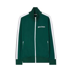 Куртки Palm Angels Classic Трек-куртка 'Зеленый/Белый'