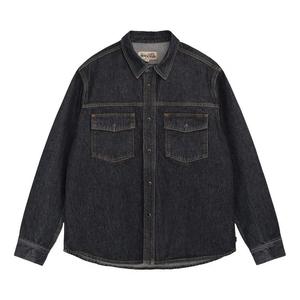 Рубашки на пуговицах Stussy Boxy Western Denim Shirt 'Washed Black'