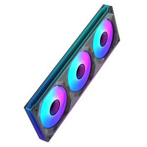 LOVINGCOOL LG360 360mm ARGB вентилятор с обратными лопастями — чёрный