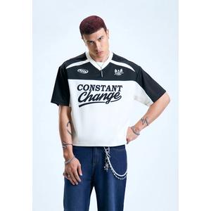 Сетчатая спортивная футболка-оверсайз