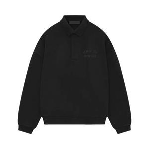 Поло Fear of God Essentials Fleece Polo 'Black'