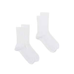 Комплект из двух пар носков в рубчик