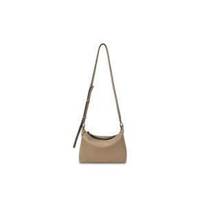 Shelly Leather Crossbody Bag - Гладкая глина