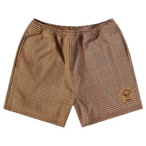 Шорты Pleasures Chase Plaid 'Brown'