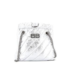 Маленькая сумка-тоут Crush Chain Quilted Crushed Calfskin