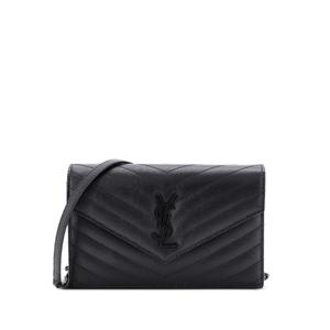 Стеганая сумка через плечо Classic Monogram Wallet on Chain