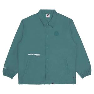 Куртки-тренчи AAPE Moonface Coach Jacket 'Зеленый/Синий'