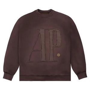 Круглый вырез Cactus Jack by Travis Scott x Audemars Piguet Logo Crewneck 'Brown'