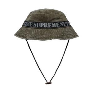 Панамы Supreme Stencil Webbing Boonie 'Оливковый'