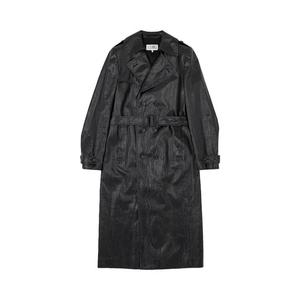 Верхняя одежда MM6 Maison Margiela Trench Coat 'Черный'