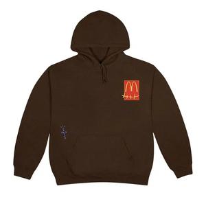 Худи Cactus Jack by Travis Scott x McDonald's Cactus Pack Sticker Hoodie 'Brown'